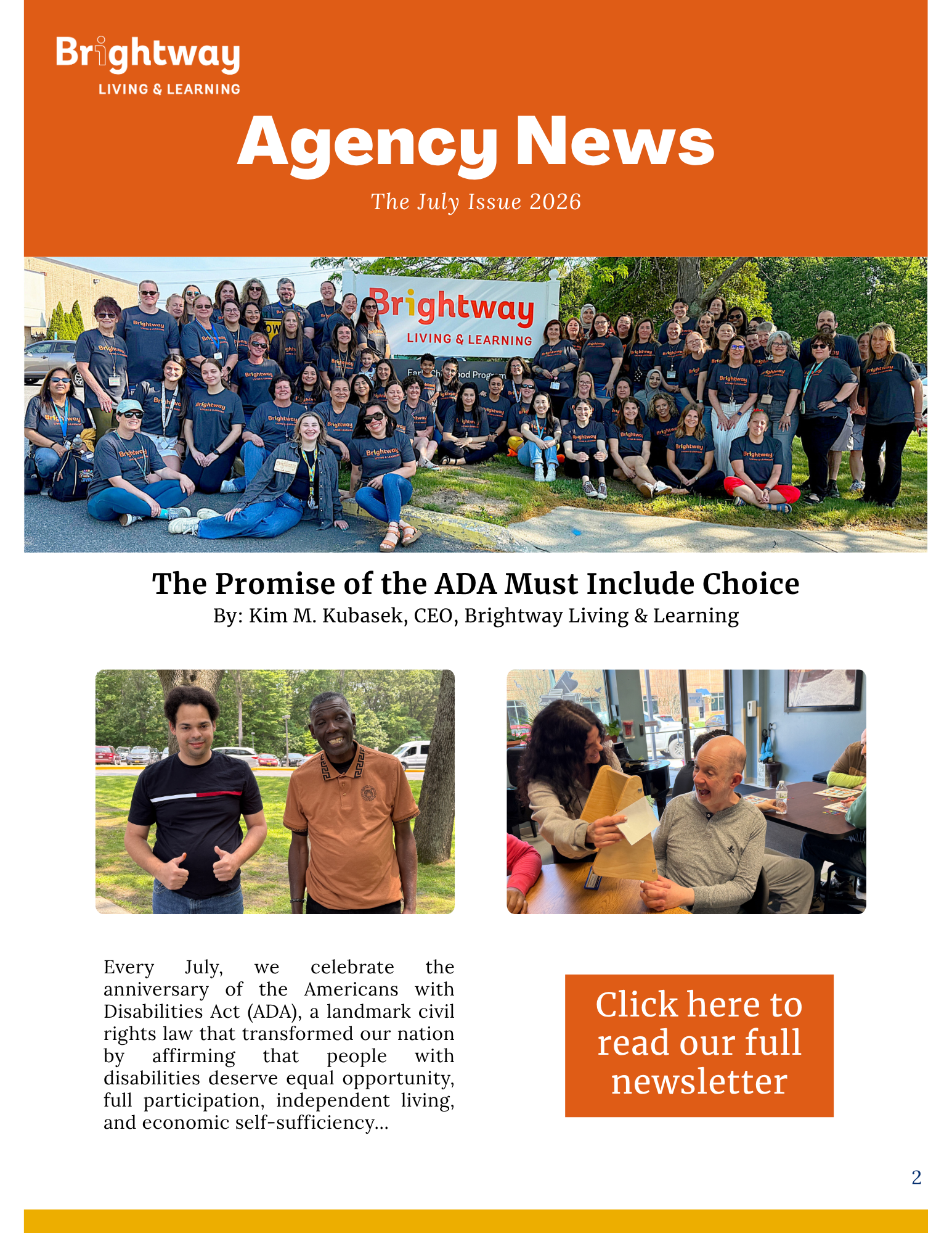 The Monthly Spotlight- July